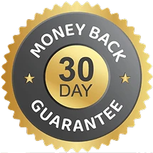 30-day money-back guarantee seal